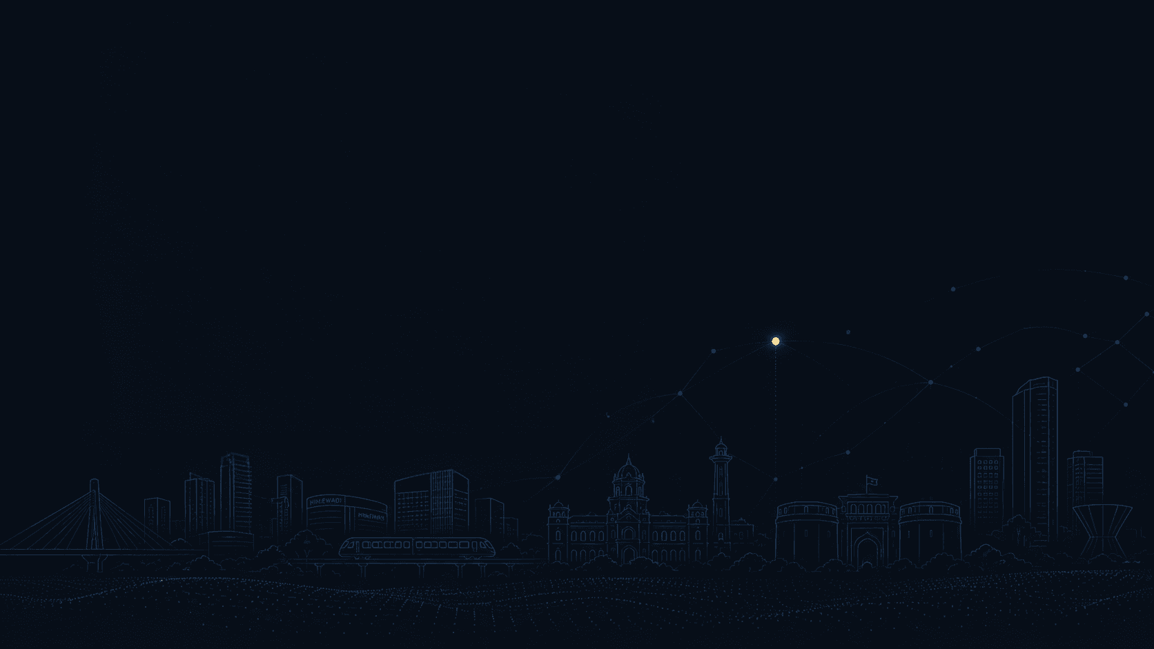 Pune cityscape representing the origins of Rubiscape in 2020